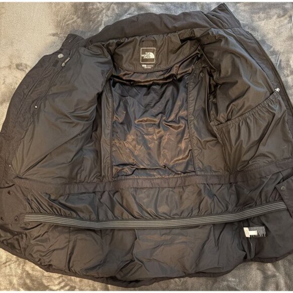 The North Face Womens 600 Goose Down Puffer Jacket S Black Ski Coat Outerwear - Picture 9 of 16
